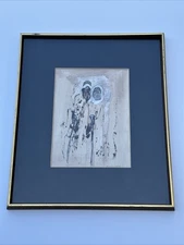 MACDONALD PORTRAIT PAINTING ABSTRACT EXPRESSIONISM MODERNISM SIGNED 1970'S