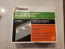 Paslode Hot Dipped Galvanized Framing Nails Round Head, 2"×.113", 650381