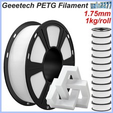 Geeetech 1.75mm PETG Filament 1kg/rolle Weiß PETG Hochfestes 3D Drucker Filament
