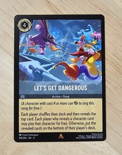 Darkwing Duck Disney Lorcana Trading Card Let's Get Dangerous 198/204 NM