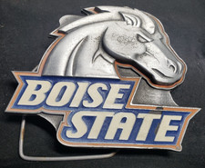 Boise State University Broncho Horse Vintage Trailer Hitch Cover Bergamot 2002