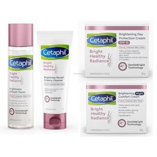SET CETAPHIL Bright Healthy Radiance Cleanser Toner Day cream and Night cream
