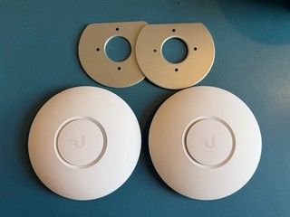 2 x Ubiquiti Unifi nanoHD Wireless Access Point with all Brackets