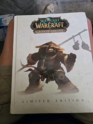 WORLD OF WARCRAFT Mists of Pandaria Limited Edition Hard Cover Book (Used) 