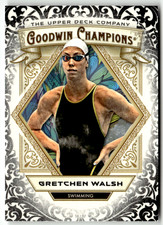 2025 Upper Deck Goodwin Champions No. 37 Gretchen Walsh Glossy Black