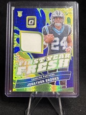 2024 Panini Donruss Optic - First Year Fresh Jonathon Brooks #FYF-JBS Blue Hyper