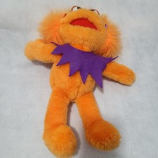 Sesame Place Zoe 14  Plush Orange Muppet Sesame Street 1995 Vintage