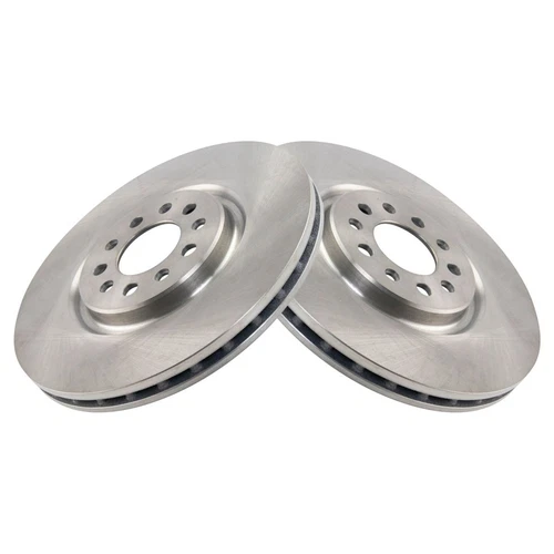 New Front Brake Rotors Set For 2015-2017 Chrysler 200 2014-2023 Jeep Cherokee - Picture 2 of 4