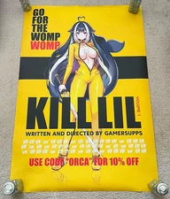 Kill Lil Vol 1 Poster Shylily x Gamersupps x Waifu Cups Womp Womp Anime 36x24