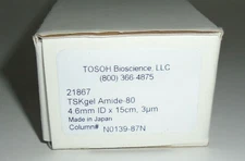 HPLC COLUMN, TSKgel Amide-80 Carbamoyl, 4.6mm x 15cm, SEALED, Tosoh 21867, HILIC