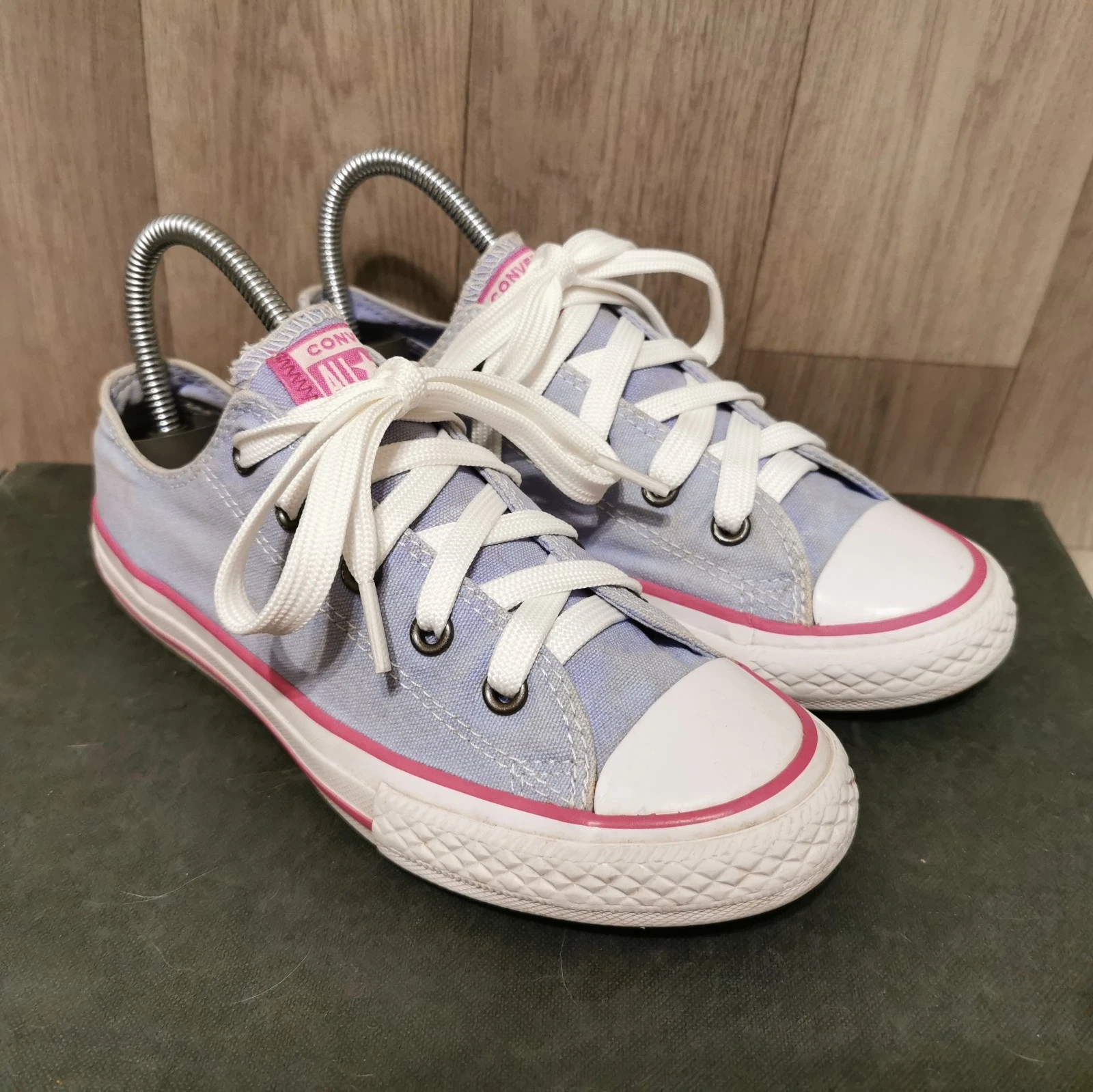 Scarpa Converse bambino junior viola rosa Chuck Taylor All Star Ox 660733 bambino uk 1