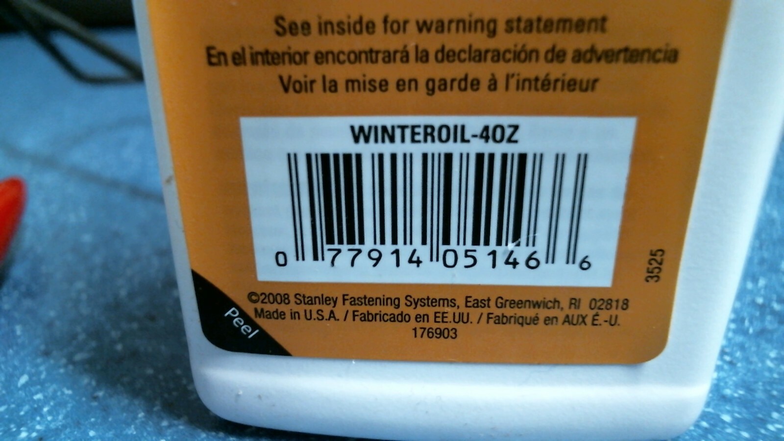 Bostitch Winter oil Pneumatic Tool Lubricant, 4 oz. (05146) FS