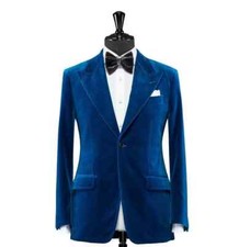 Mens Party Wear Velvet Blazer One Button Style Wedding Christmas Gift for Him