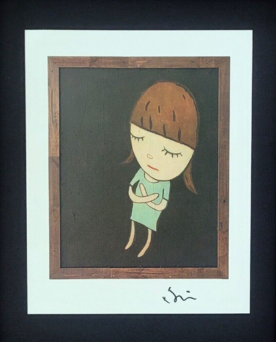 YOSHITOMO NARA | BEAUTIFUL PRINT FROM JAPAN | SIGNED MOUNTED AND FRAMED $ - Picture 2 of 4