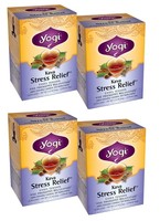 Yogi Tea - Kava Stress Relief Natural Organic Caffeine Free, 64 Tea Bags (4x 16) Yogi Tea - Kava Stress Relief Natural Organic Caffeine Free, 64 Tea Bags (4x 16)