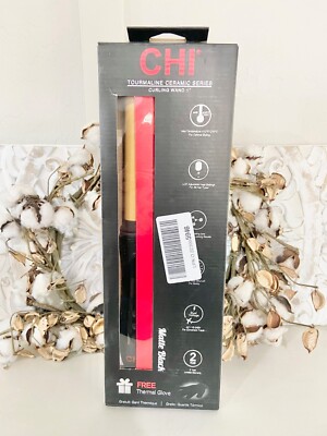 CHI Ceramic Tourmaline 1'' Curling Iron, Black