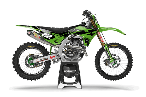 Se adapta a Kawasaki KX450F (2024-2025) y KX250F (2025) kit gráfico calcomanías kxf kx - Imagen 2 de 6