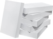 24x14x4 Inches Extra Large Gift Boxes with Lids 6 Pack Deep Coat Boxes Clothe...