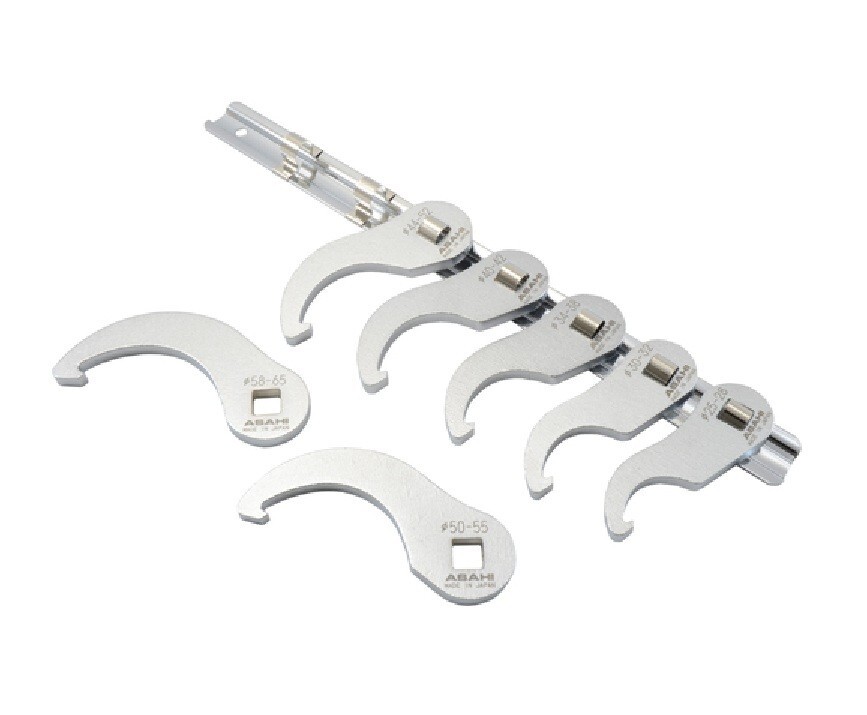 ASAHI 3/8 CROW FOOT WRENCH SET HOOK SPANNER TYPE VCKS370 | eBay