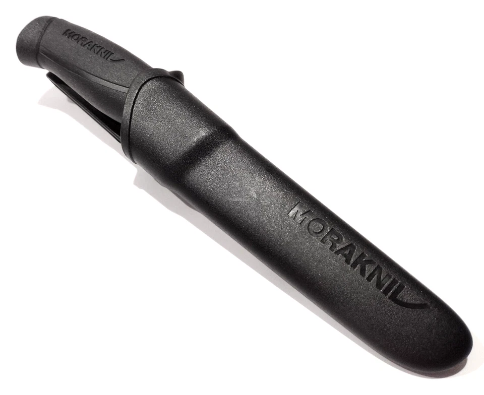 Faca Morakniv Mora Companion pesada militar preta acampamento utilitário de caça serviço - Imagem 3 de 4