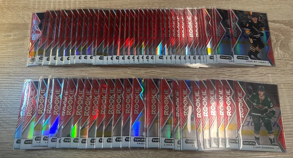 2024-25 UPPER DECK SYNERGY HOCKEY RED SP PARALLELS-PICK FROM LIST! FINISH SETS! - Image 4 of 4