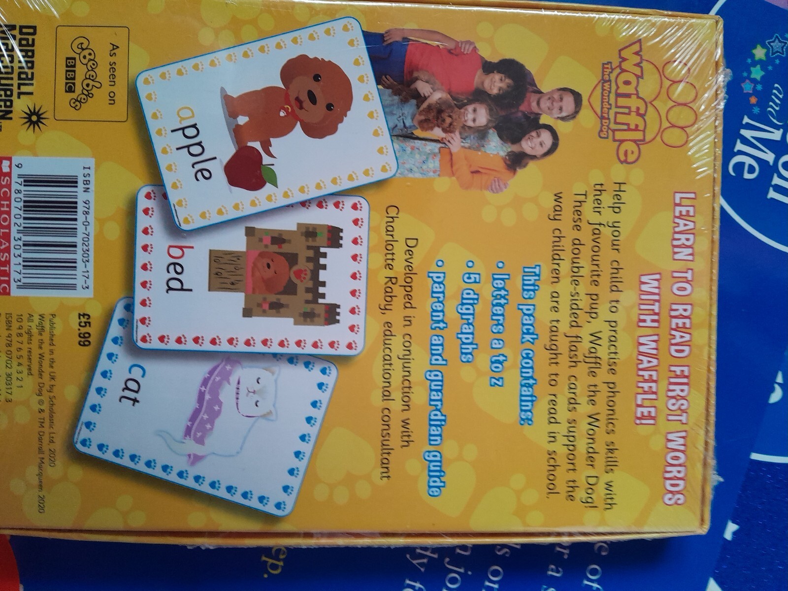 Wholesale Joblot Books Moon Baby Waffle Dog Mini Libary Flash Cards Rrp