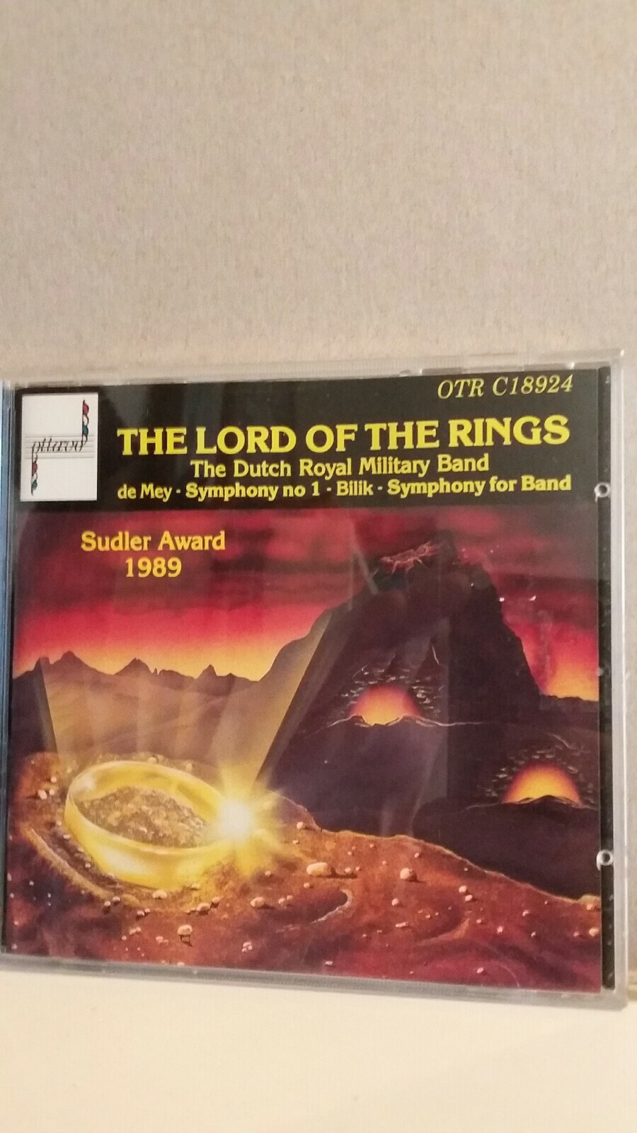 THE LORD OF THE RINGS Dutch Royal Military Band CD 1989 KMK Holland imp. MINT