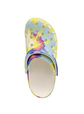 Crocs Z3606 Womens Multi Tie-Dye Graphic Classic Clogs Sandals Size 8 M