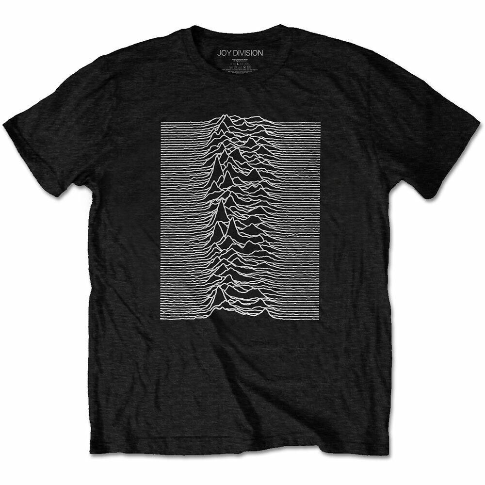 Official Joy T Shirt Unknown Pleasures Black Classic Rock Band Tee | eBay