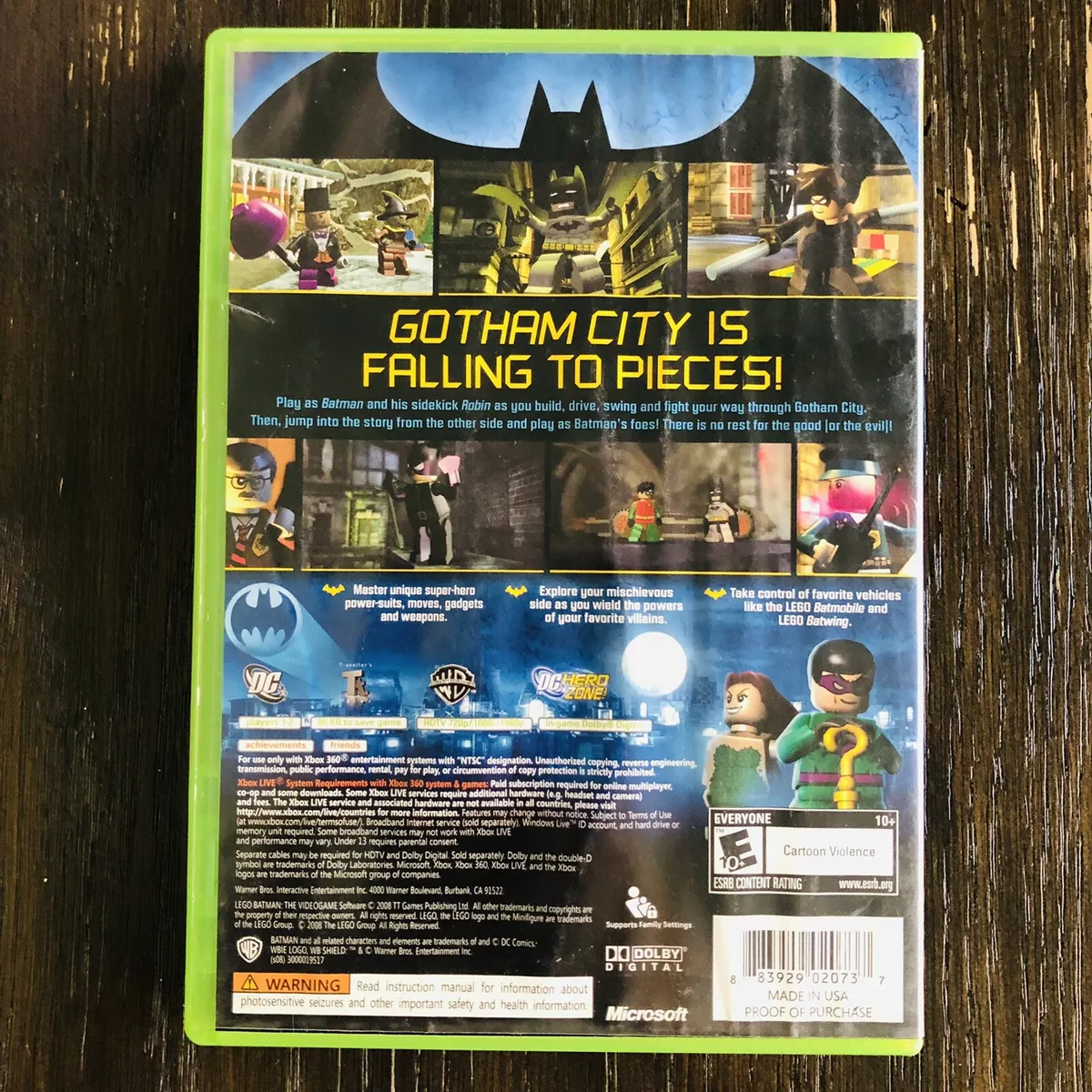 LEGO Batman: The Videogame (Windows, PlayStation Portable, PlayStation 2,  PlayStation 3, Wii, Xbox 360) - The Cutting Room Floor