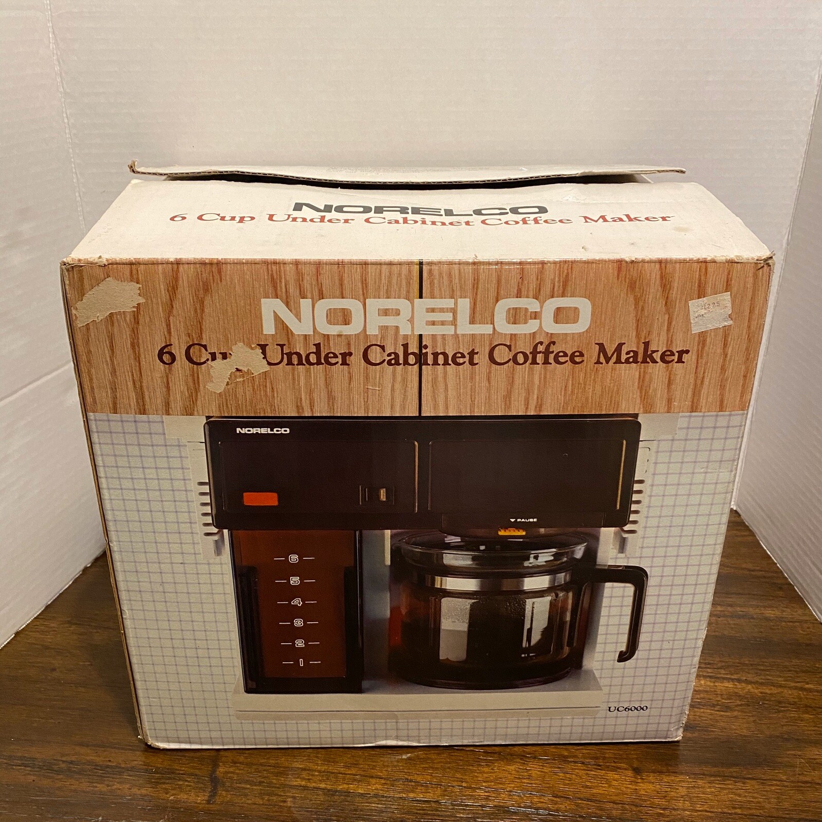Vintage Norelco Under Coffee Maker 6 Cup UC6000 Brand New 1984