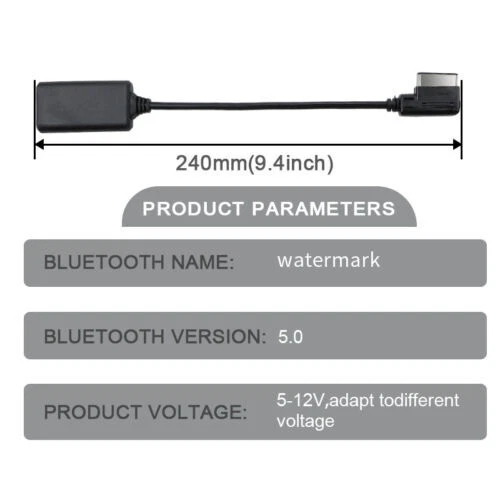 Interfaz Bluetooth AMI MDI MMI para Audi A3-A8 AUX Cable Adaptador Sistema 3G - Imagen 3 de 12
