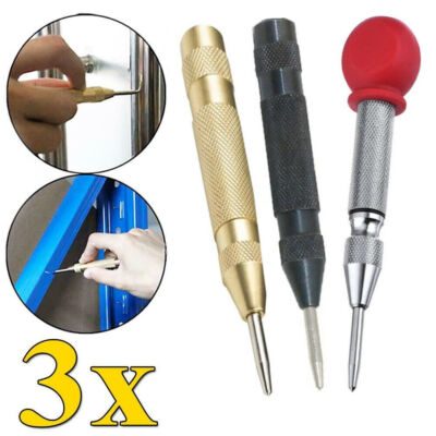 3er Körner Automatik Selbstschlagender Spitz Automatischer-Ankörner Punch Set CE