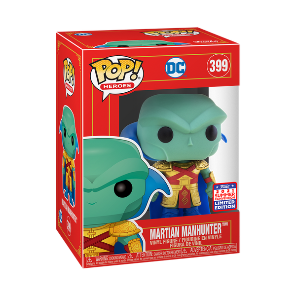 Funko Pop! Vinyl Figur *Martian Manhunter *399 Dc Comics Summer 21 *Ldt Edition*-image