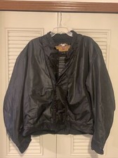Harley Davidson Fxrg Leather Jacket Liner Men&rsquo;s Size Large Motor Clothes Button