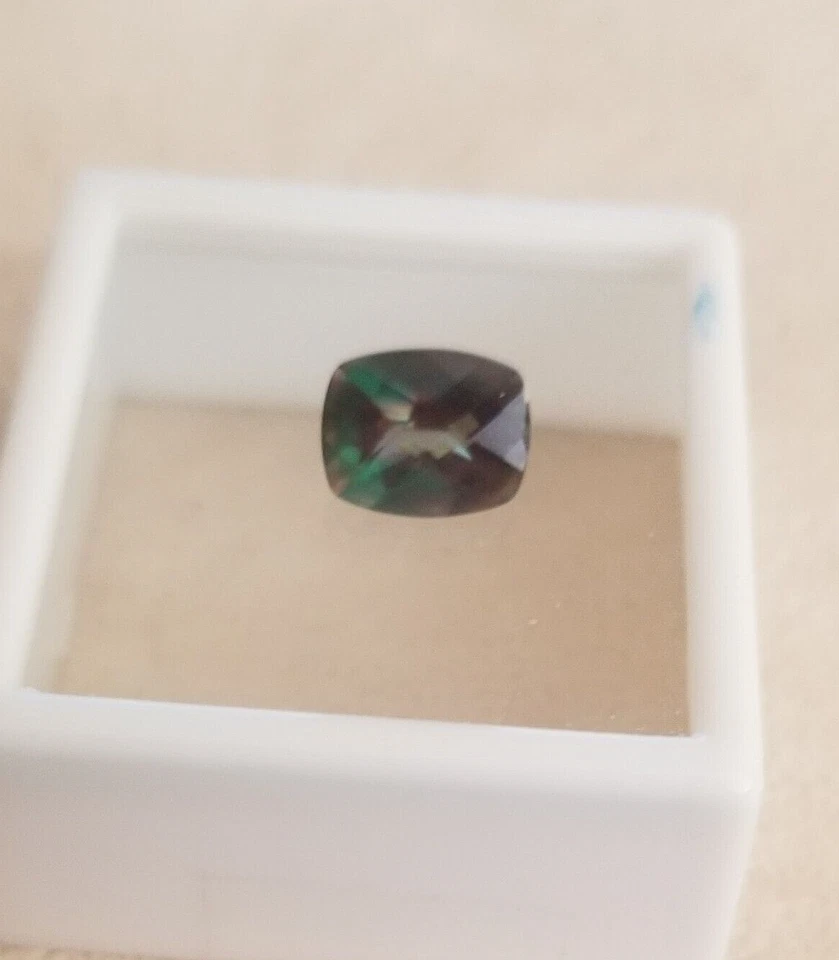 Andesine Labradorite 2.6 carat Rare Green Red Color Shift!  Loose USA Seller - Image 3 of 4