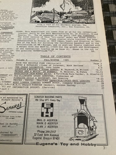 Timberbeast - Gran colección de revistas de historia de la tala, On3 On30 HOn3 Sn3 - Imagen 13 de 19