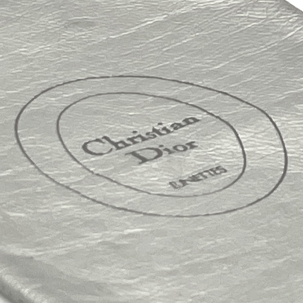 Vintage Christian Dior Lunettes Glasses Soft Case Pouch Gray 