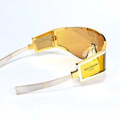 BALMAIN FLECHE BY AKONI BPS138 Titanium Gold Yellow Mirror Wrap