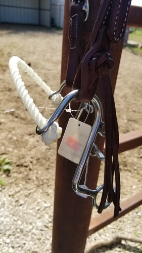 Stainless Little S Hackamore Horse Bit