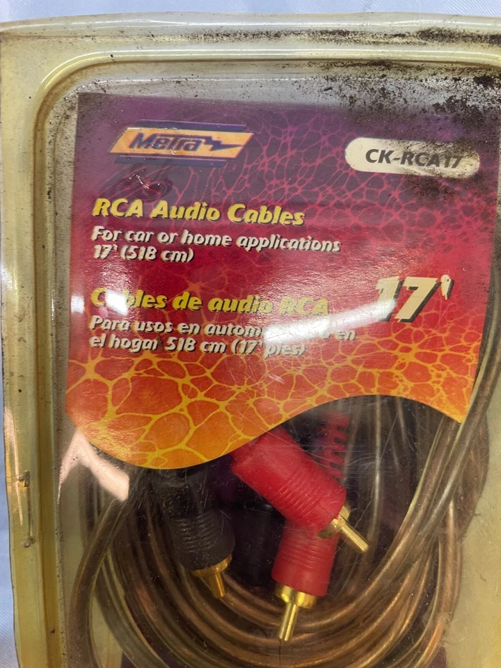 Cable RCA de 17 pies cable de audio RCA de 2 canales de alta calidad CK-RCA17 Foto 2 de 4