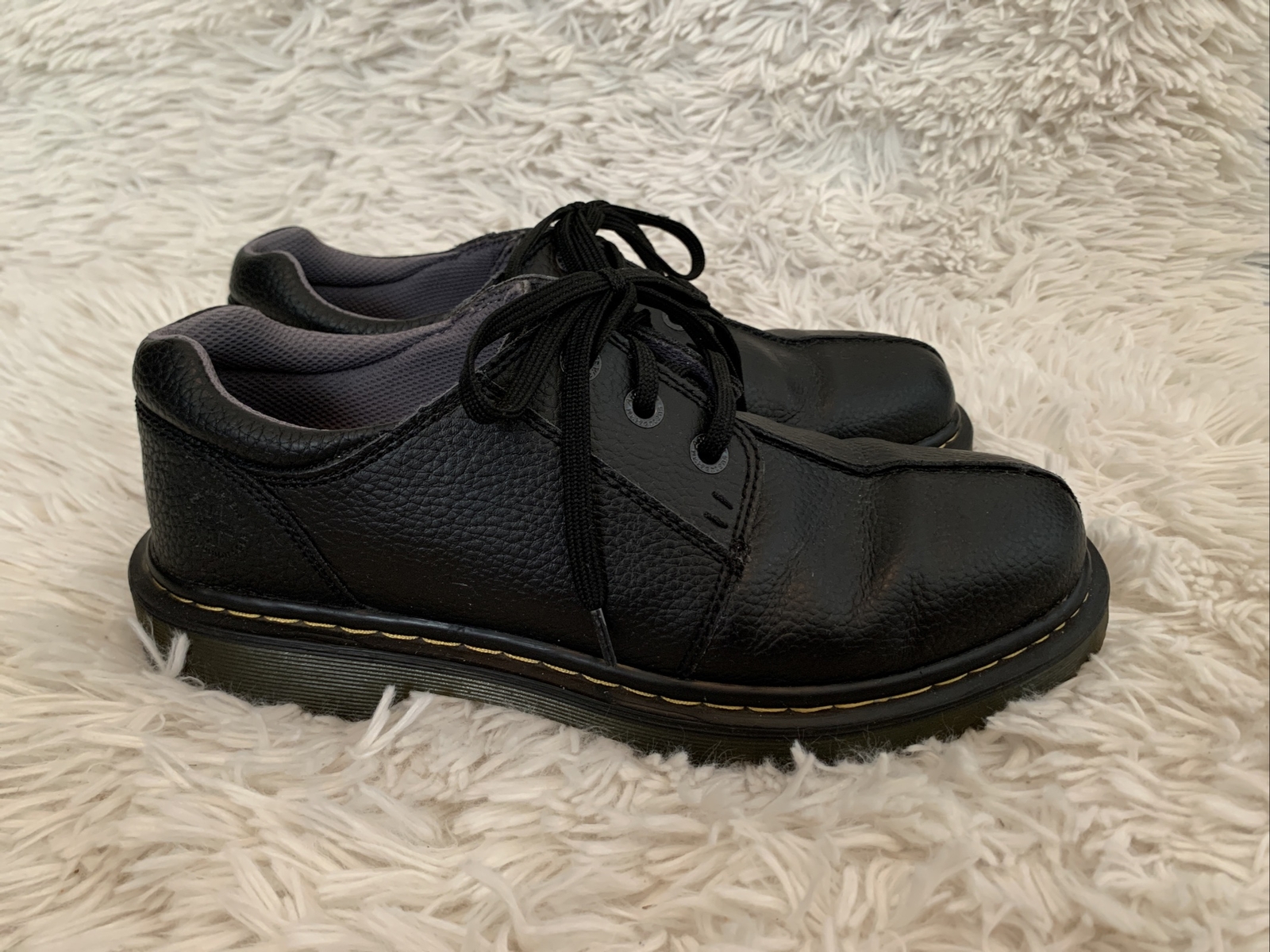 Dr Martens Marchant Split Toe Black Pebbled Leath… - image 4