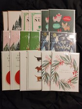 Minted Holiday Christmas Greeting Cards lot of 18 individually sealed NIP