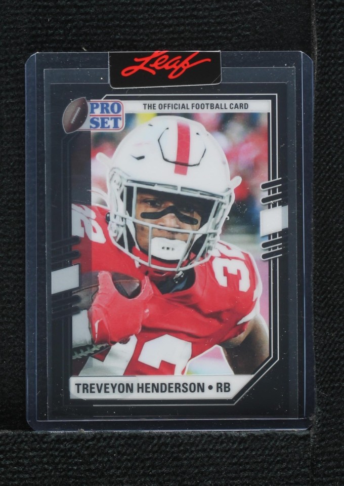 2022 Leaf Pro Set Draft Treveyon Henderson #PSP-TH1 - 1 of 2