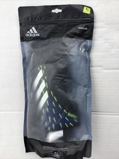 Adidas Predator Shin Guards Large 5  10- 6  1 Hard Shield W/ Attached Ankle Sock