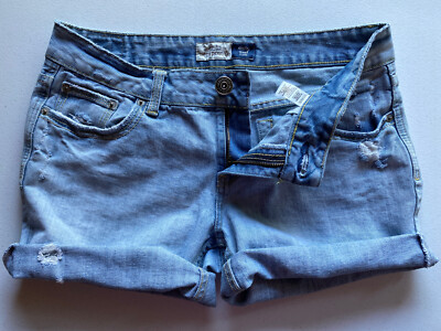 flare jean shorts