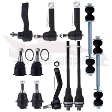 12pcs Front Tie Rod Ends Ball Joints For 2001-2008 2009 2010 GMC Sierra 2500 HD
