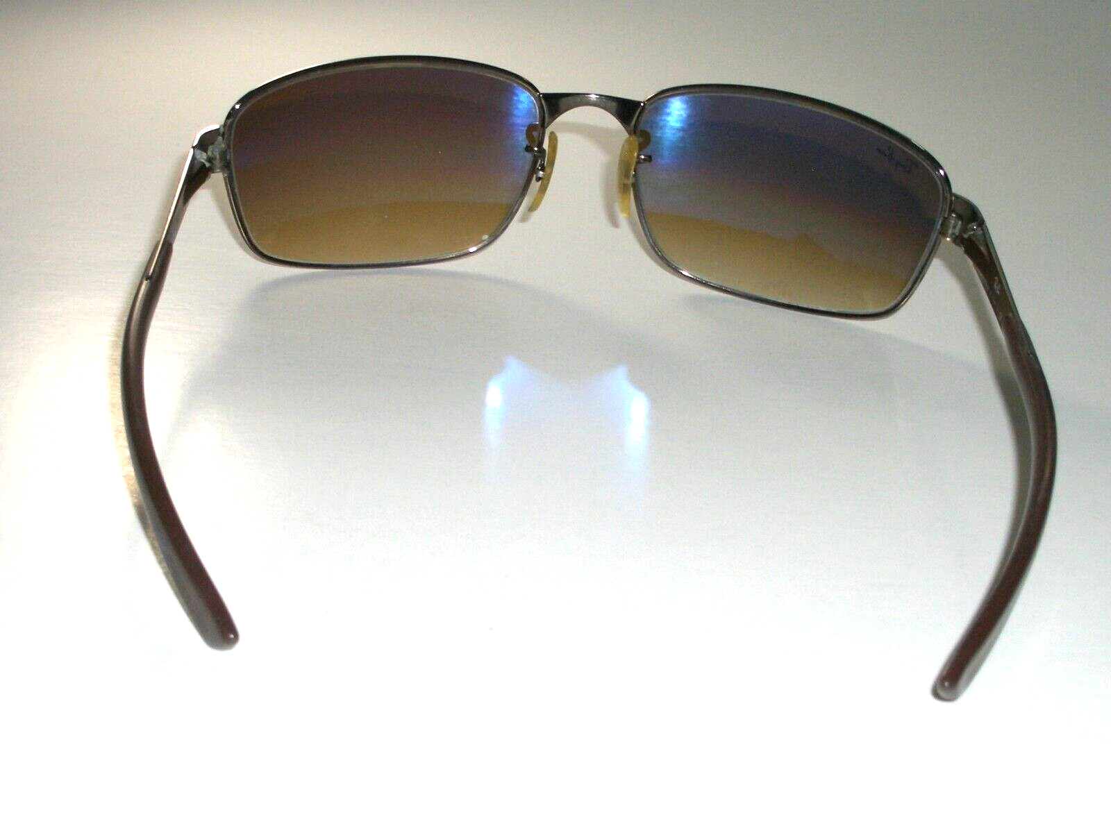 RAY BAN RB3413 59[]18 GRADIENT BROWNISH UV LENS GUNMETAL RECTANGULAR SUNGLASSES image 5