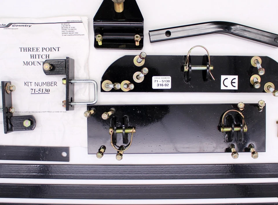 Montaje de enganche de tres puntos Cycle Country, para número de pieza Yamaha - 71-5130 Foto 2 de 2