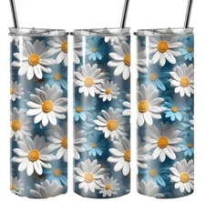 Daisy Daisies Flower Flowers Spring 20 Oz Tumbler Travel Mug Insulated